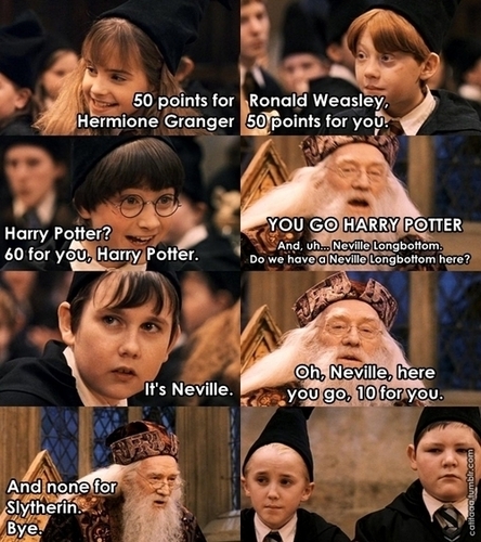  You go Harry Potter