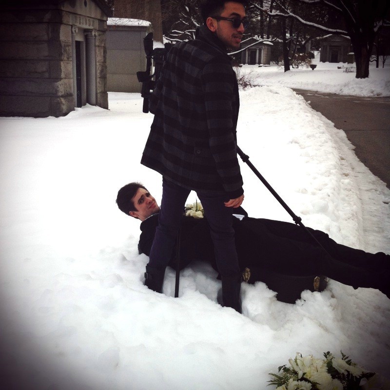 brendon in the snow