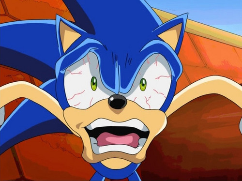 sonic funny face LOL