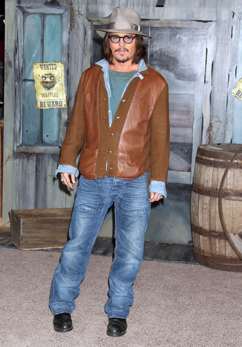  'Rango' Los Angeles Premiere - Johnny Depp 14 Feb 2011