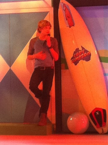  Cody at the "Sonny With A Chance" Set