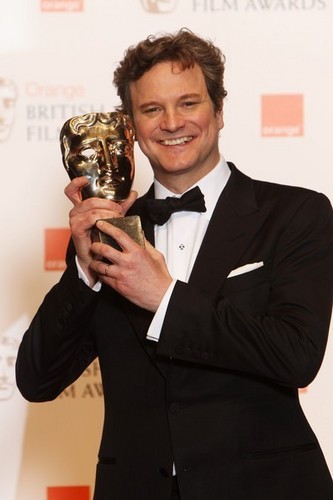 Colin Firth in Bafta awards 2011