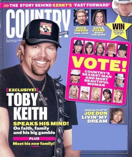  Country Weekly Toby Keith covers