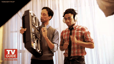  Donald Glover and Danny Pudi