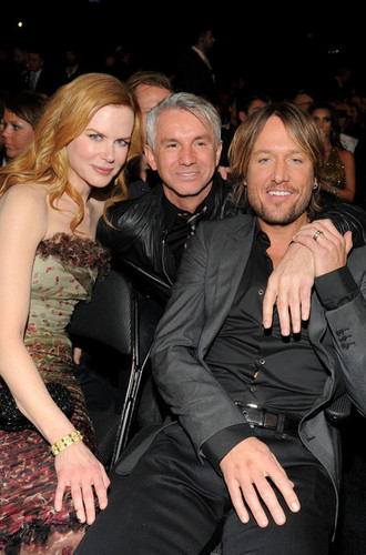 Keith, Nicole and Baz Luhrmann at the 53rd Annual GRAMMY Awards 