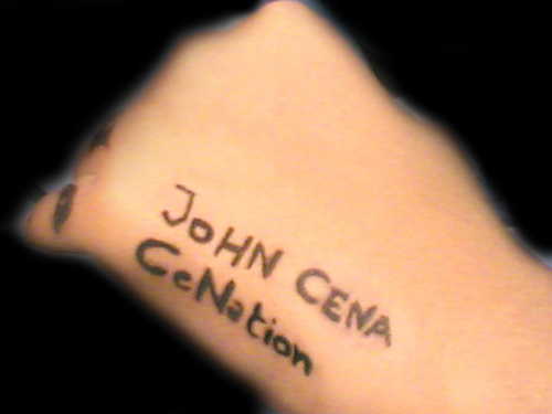  My John Cena Tattoo