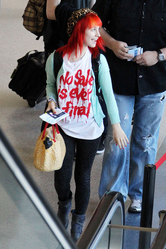  Paramore arrive at LAX for their flight to NYC