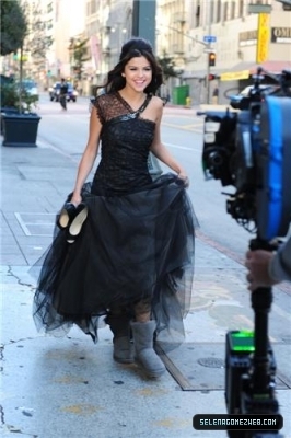 Selena Shooting muziki video 2011