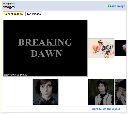  Twilight broke Fanpop.