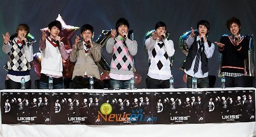  U-Kiss's Fanmeeting on 01.16.2010.