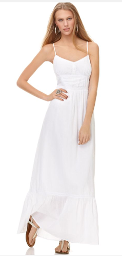  white maksi, maxi dress