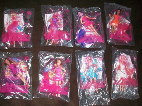  Barbie: A Fairy Secret - Happy Meal Toys from McDonald's (complete set)