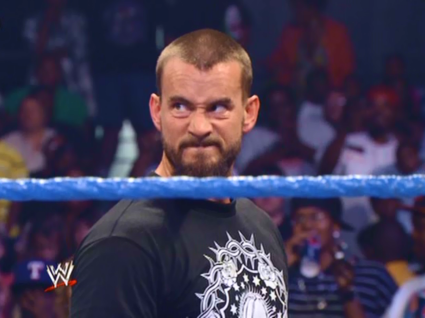 CM Punk's tetikus face!