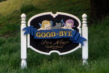  Goodbye Sign at Neverland