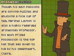 Professor Layton's Profile