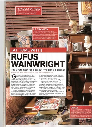  Q – At ہوم with Rufus Wainwright