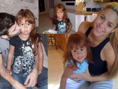  샤키라 and Piqué in the 사진 with the same child ! from 2007