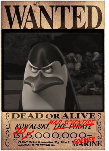  THE MAD SCIENTIST, KOWALSKI [dead 또는 alive poster]
