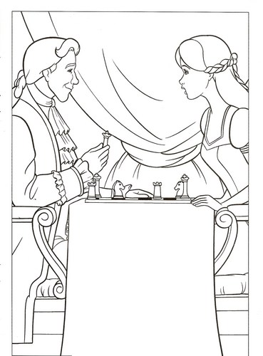  Барби coloring pages