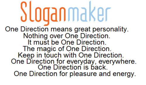  1D = Heartthrobs (Slogan Maker) I Can't Help Falling In Amore Wiv 1D 100% Real :) x