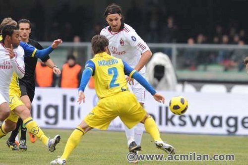  Chievo Verona-AC Milan 1-2, Serie A TIM 2010/2011