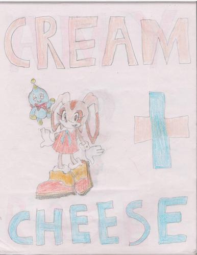  Cream and Cheese. Yes, I drew this.