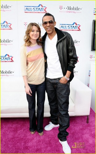  Ellen Pompeo: All-Star Game with Chris Ivery!
