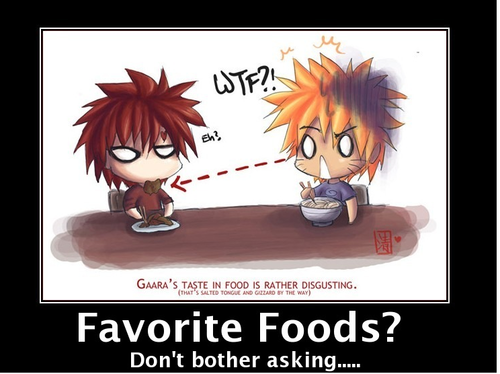  最喜爱的 Foods?