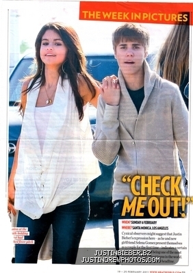  Magazine makala for Justin in February 2011