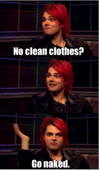  No Clean clothes?