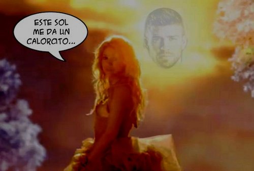  Shakira Piqué sol