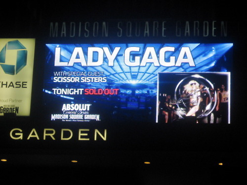  The Monster Ball - Madison Square Garden (SOLD OUT!)