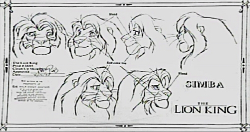  Walt disney Characters desain - Simba