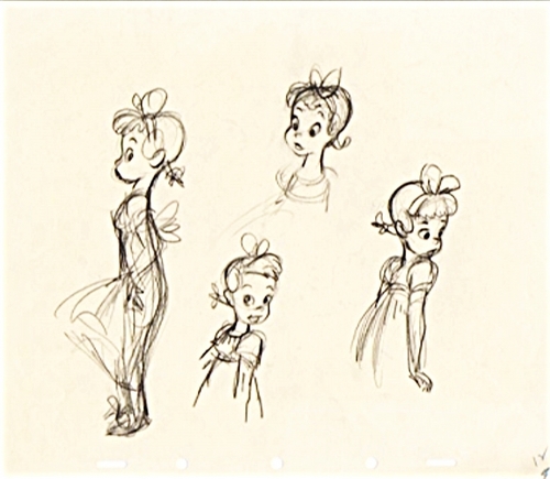  Walt 迪士尼 Sketches - Wendy Darling