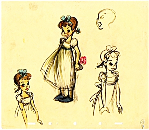  Walt Disney Sketches - Wendy Darling