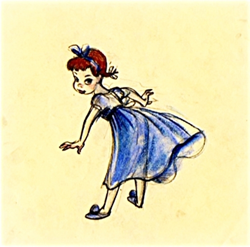  Walt Disney Sketches - Wendy Darling