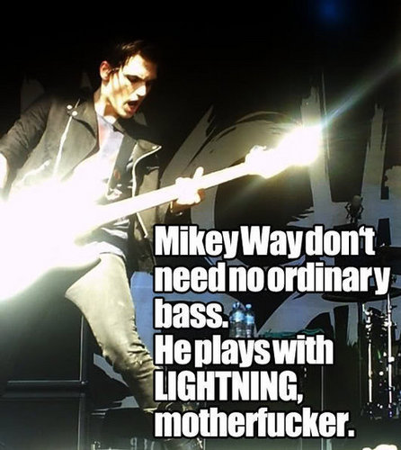  mikey way dont need a new bass because....