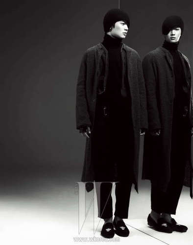  [Official Photo] Onew and Minho for W Magazine January 2011 Issue