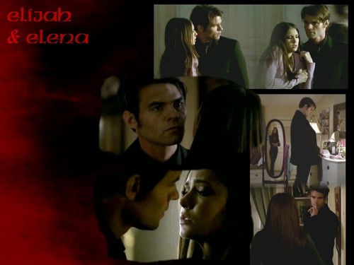  Elijah & Elena achtergrond