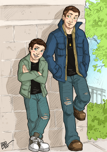  Dean and Ben Fanart par GI-Ace