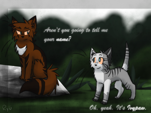  Ivypaw with hawkfrost