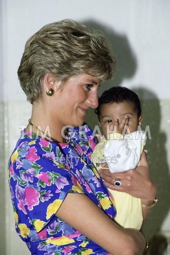  Princess Diana Visits Aids/hiv Hostel Brazil