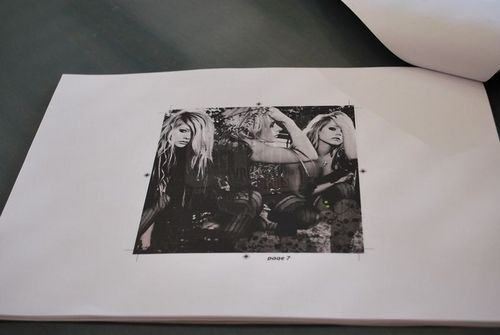  Scans of Avril Lavigne's Goodbye Lullaby Album Booklet
