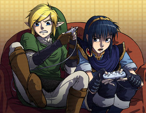  link and marth