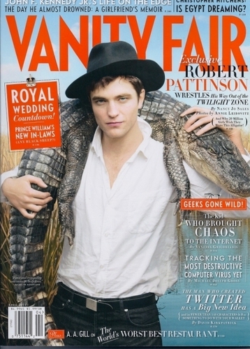  rob in the new vanity fair magazine <3
