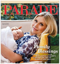 Emily Procter with baby daughter Pippa