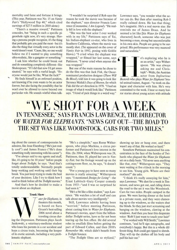  HQ scans of Robert Pattinson's Interview in Vanity Fair