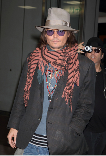 Johnny Depp , In Japan To Promote ' Rango ' 2nd March 2011
