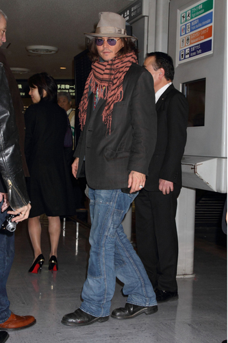  Johnny Depp , In Jepun To Promote ' Rango ' 2nd March 2011