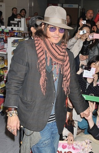  Johnny Depp , In Japan To Promote ' Rango ' 2nd March 2011
